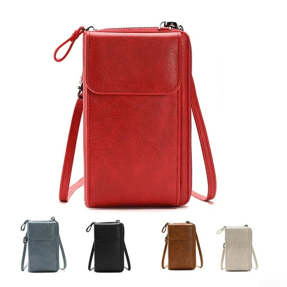 UHUSE Small Crossbody Cell Phone Bag Purse for Women,PU Leather Phone Handbag with Card Slots
