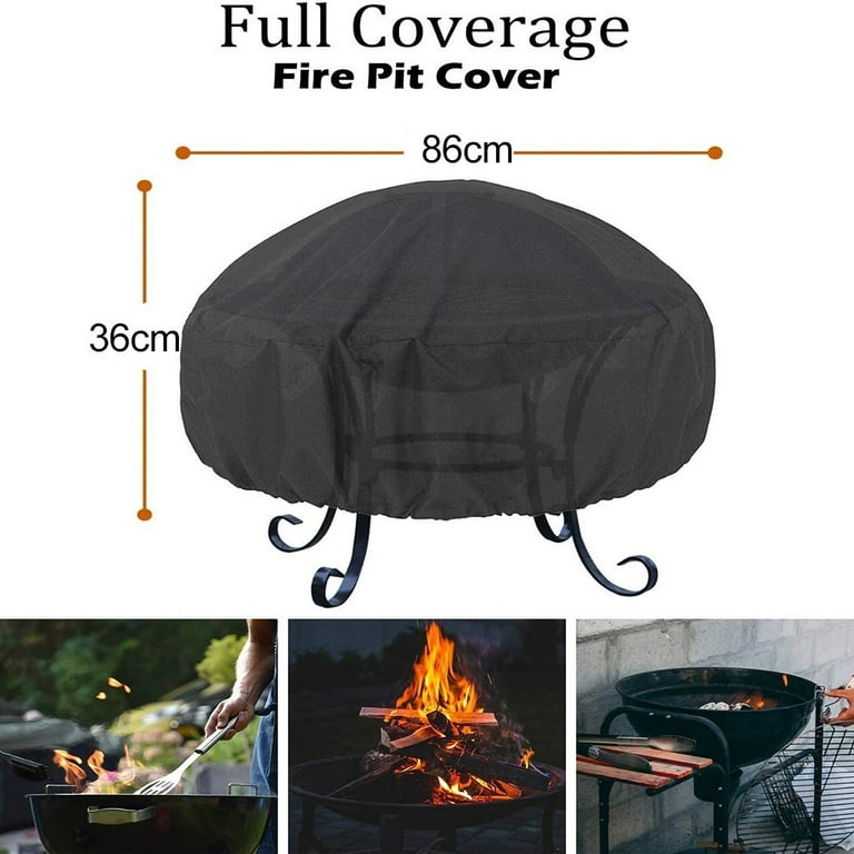 Indoor|Outdoor Round Protective Grill Cover