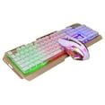 thumbnail image 1 of UHUYA Keyboard and Mouse Combo Gaming Keyboard Mechanical Keyboard and Mouse V1 104 Key USB Wired RGB LED Black C, 1 of 4