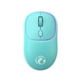 thumbnail image 1 of UHUYA Wireless Mouse 2.4G Noiseless Mouse with USB Receiver Portable Computer Mice for Desktop Computer Laptop Light Blue, 1 of 4