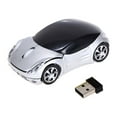 thumbnail image 1 of UHUYA Wireless Mouse 2.4GHz 1200DPI Car-Shape Wireless Optical Mouse USB Scroll Mice for PC Tablet Laptop Computer Silver, 1 of 5