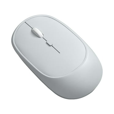 UHUYA Wireless Mouse Bluetooth Mouse（Bluetooth 5.0+USB）2.4G Noiseless Wireless Mouse with USB Receiver Portable Computer Mice for PC Tablet Desktop Computer Laptop White