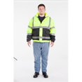 thumbnail image 1 of UHV562X-3X-YB High Visibility Bomber Jacket Class 3 - 3X, Yellow-Black Btm, 1 of 15