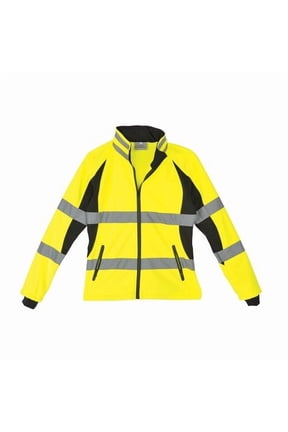 UHV668XL High Visibility Green Full Zip Ladies Soft Shell - Extra Large