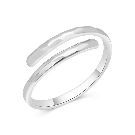 UIONEN S925 Sterling Silver Ring Open Adjustable Ring Gift for Women