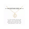 thumbnail image 1 of UIONEN Stainless Steel Mustard Seed Necklace Faith Jewelry Encouragement Gifts Heart, 1 of 3