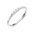 thumbnail image 1 of UIONEN Tiny Stacking Rings for Women Small Dainty 925 Silver Minimalist Jewelry Sizes 7, 1 of 3