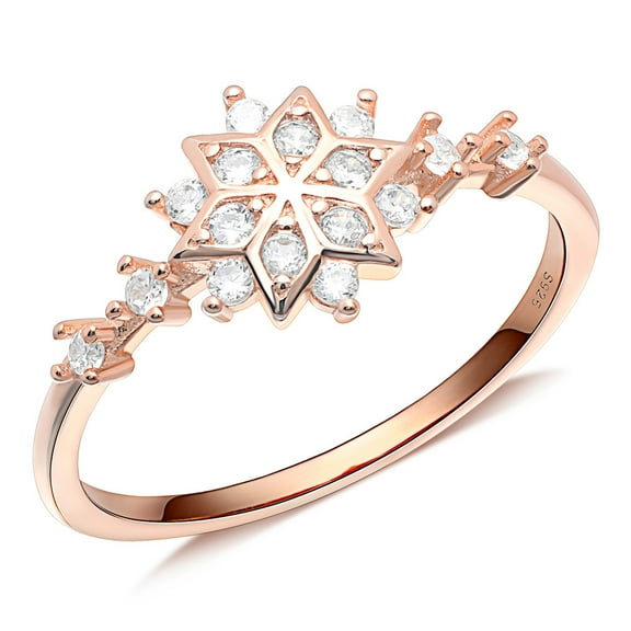 UIONEN Women 925 Silver Eternity Ring Cubic Zirconia Anniversary Wedding Engagement Band Size 10