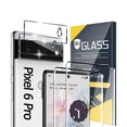thumbnail image 1 of UISHUSO Google Pixel 6 Pro Tempered Glass Screen Protector, 2 Pack, for Google Pixel 6 Pro 5G, 1 of 7