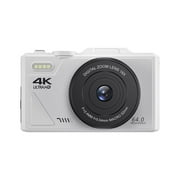 Qhkie HD Vintage DSLR Digital Camera   4K Selfie, Entry-Level for Students, Home & Travel Use