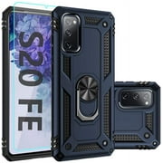 UISHUSO Kickstand And Magnetic Cell Phone Case for iPhone 13 Pro, Blue