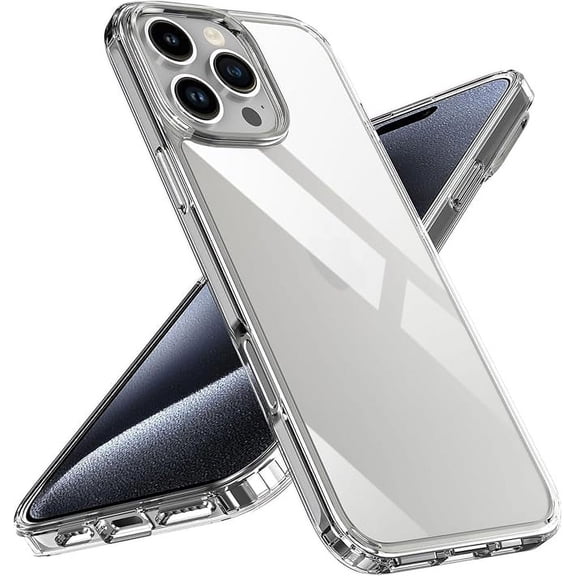 UISHUSO Phone Case for iPhone 16 Promax,Shock-Absorbing,Scratch Resistant,Drop Resistant,Ultra-Thin Protective Case for iPhone 16 Promax,Clear,6.9"