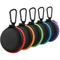 thumbnail image 1 of UISHUSO Small Round Pocket Earbud Headphone Cases, 5-Pack, 1 of 7