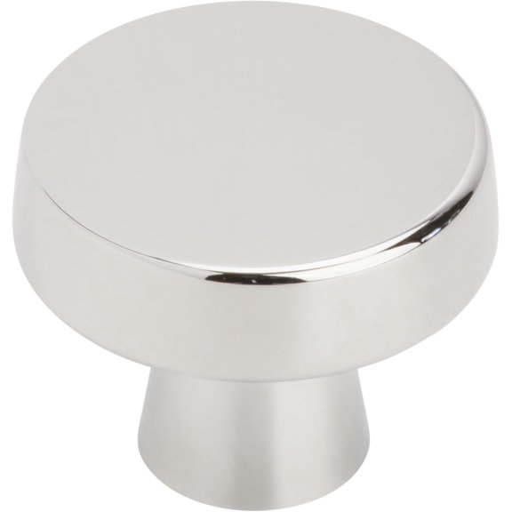 UITBDWR-1-5/16" Round Blackrock Polished Chrome Cabinet Knob