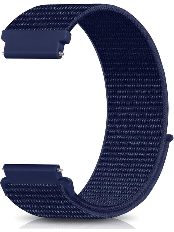 -18mm 20mm 22mm Hook and Loop Watch Band Compatible with Garmin Vivoactive 5/ Vivoactive 6/ Vivoactive 3, Soft Nylon Breathable Sport Strap for Venu 2S/ Venu3S/ Forerunner 265s,Venu 3/ Venu 2