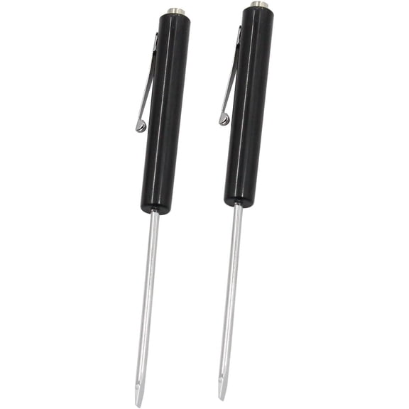 UITBDWR-2Pcs Black Mini Pocket Screwdriver Flathead