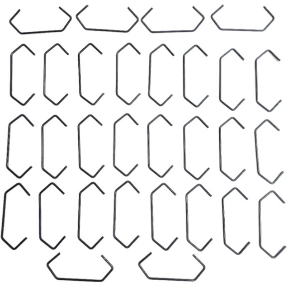 UITBDWR-30 Pack 4 Inch Powder Coating V Hooks, Steel Paint Hangers
