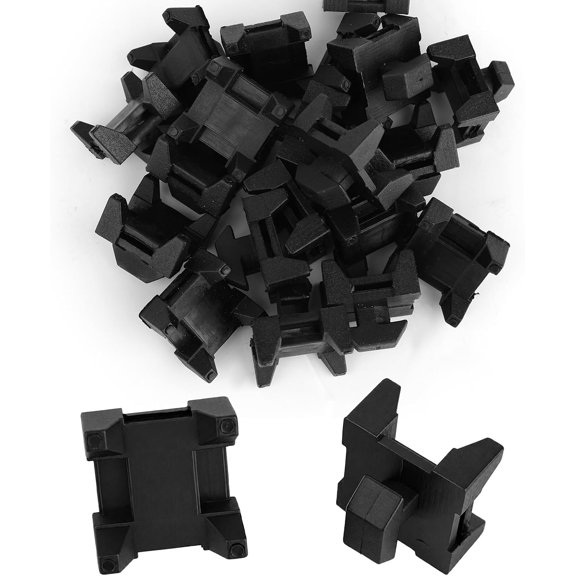 UITBDWR-30pcs Cable Tie Mounting Blocks Down for 40 Series T-Slot Rails PA6 Nylon