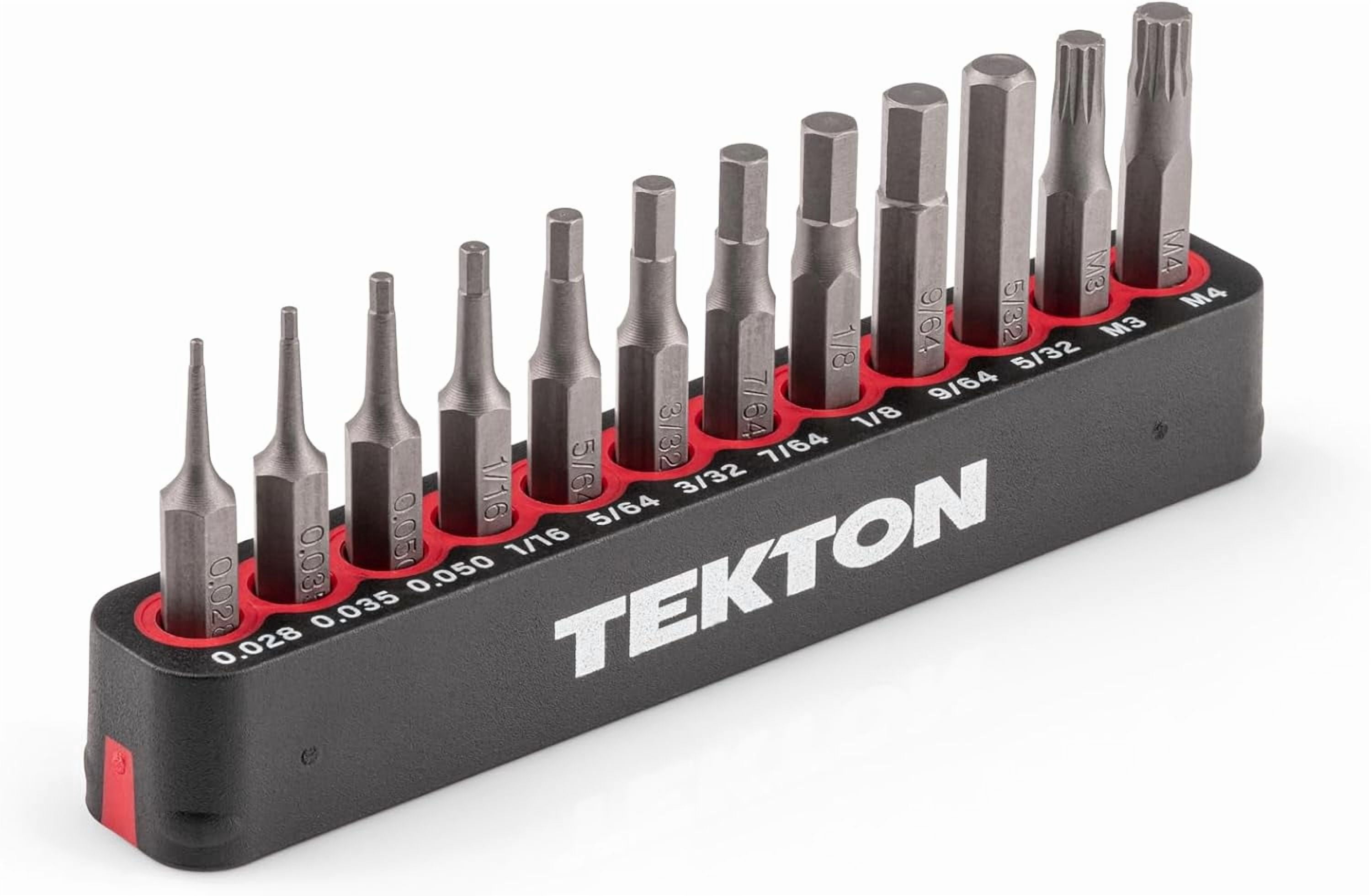 UITBDWR-4 mm Hex and Triple Square Bit Set with Rail, 12-Piece ...
