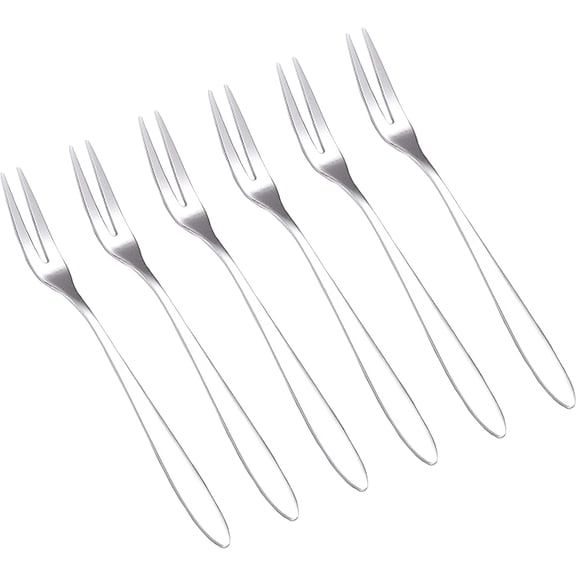 UITBDWR-6Pcs Professional Escargot Forks, Mini Forks for Oyster and Shellfish, Appetizers Tasting Forks, Cocktail Fruit Forks