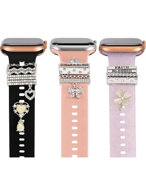 -Diamond Rhinstone watch charms Compatible with iwatch Series