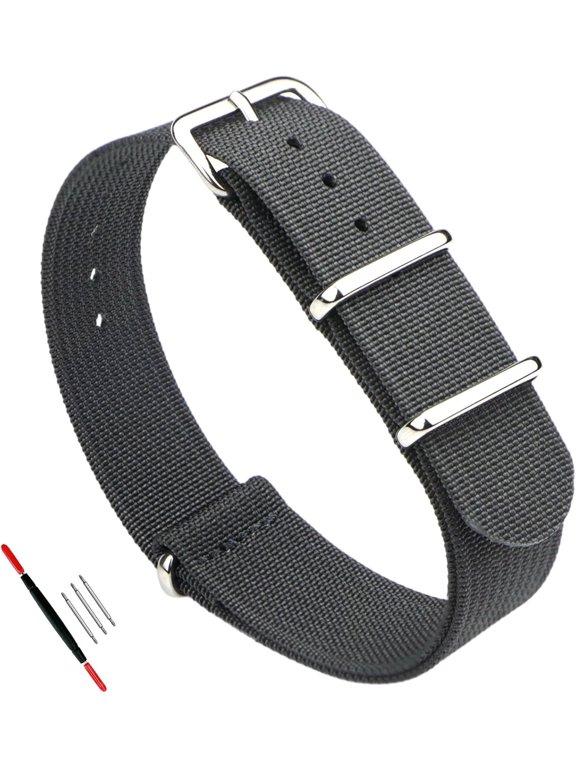 -Nylon Watch Straps for Men 16mm 18mm 19mm 20mm 21mm 22mm 24mm Band