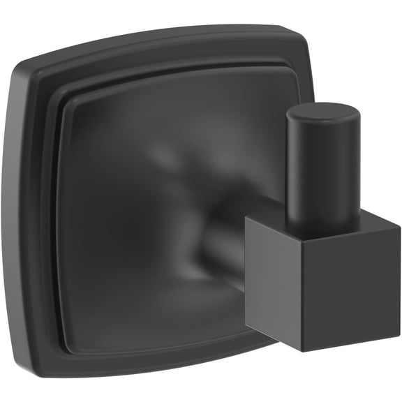 UITBDWR-Stature Single Prong Matte Black Wall-Mounted Hook