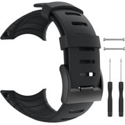 UITBDWR-Suunto Core Strap, Rubber Replacement Watch Band for Suunto Core SS014993000.