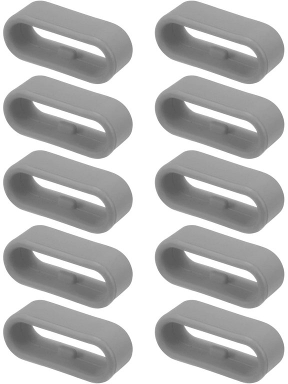 -Watch Band Strap Loops Silicone Replacement Fastener Rings Silicone Watch Holder Keeper