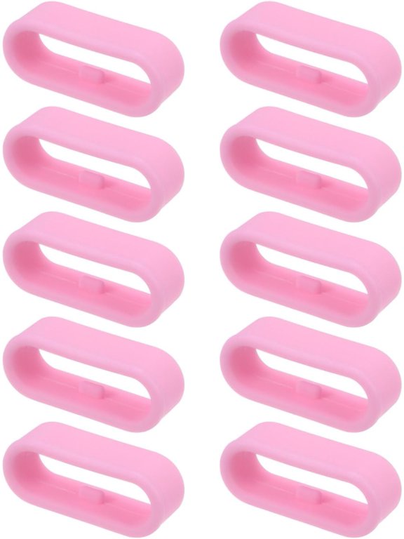 -Watch Band Strap Loops Silicone Replacement Fastener Rings Silicone Watch Holder Keeper