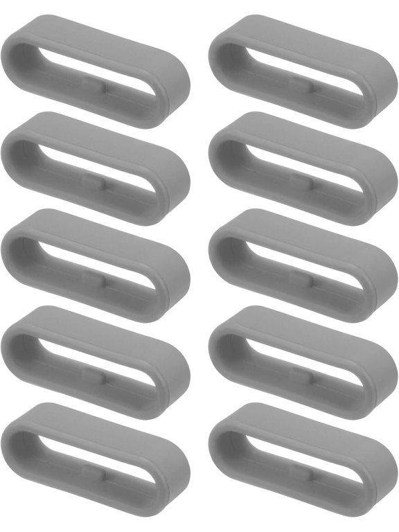 -Watch Band Strap Loops Silicone Replacement Fastener Rings Silicone Watch Holder Keeper
