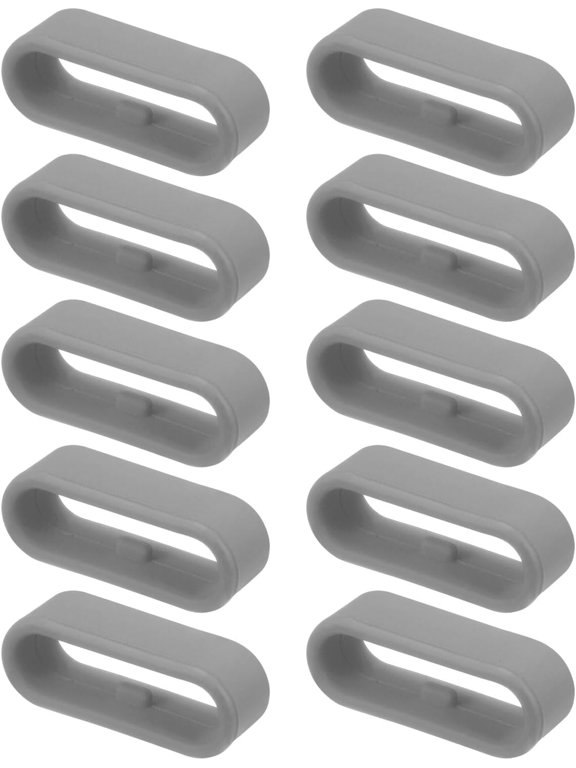 -Watch Band Strap Loops Silicone Replacement Fastener Rings Silicone Watch Holder Keeper