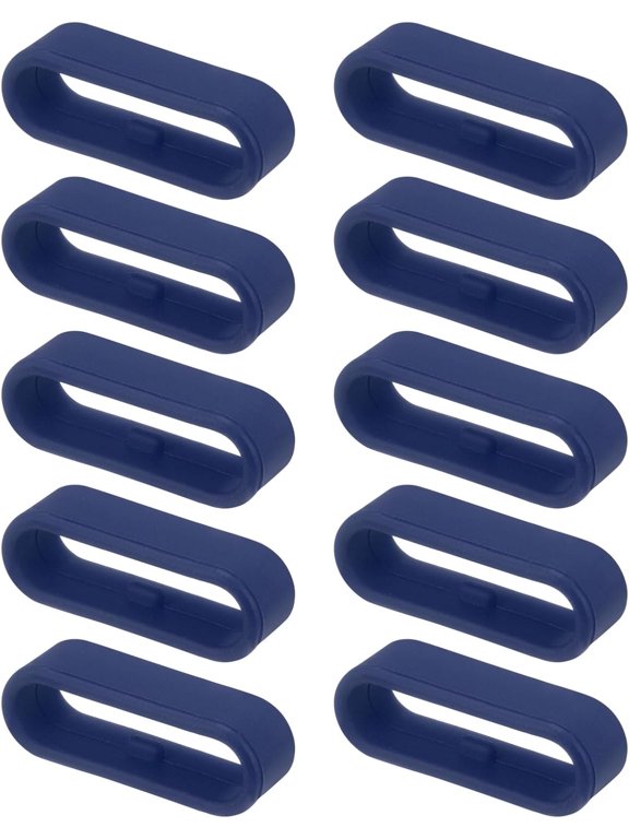 -Watch Band Strap Loops Silicone Replacement Fastener Rings Silicone Watch Holder Keeper