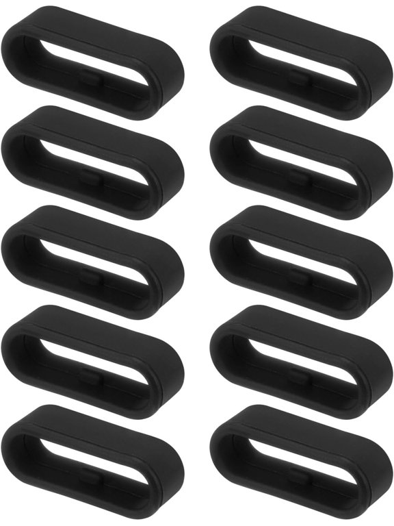 -Watch Band Strap Loops Silicone Replacement Fastener Rings Silicone Watch Holder Keeper