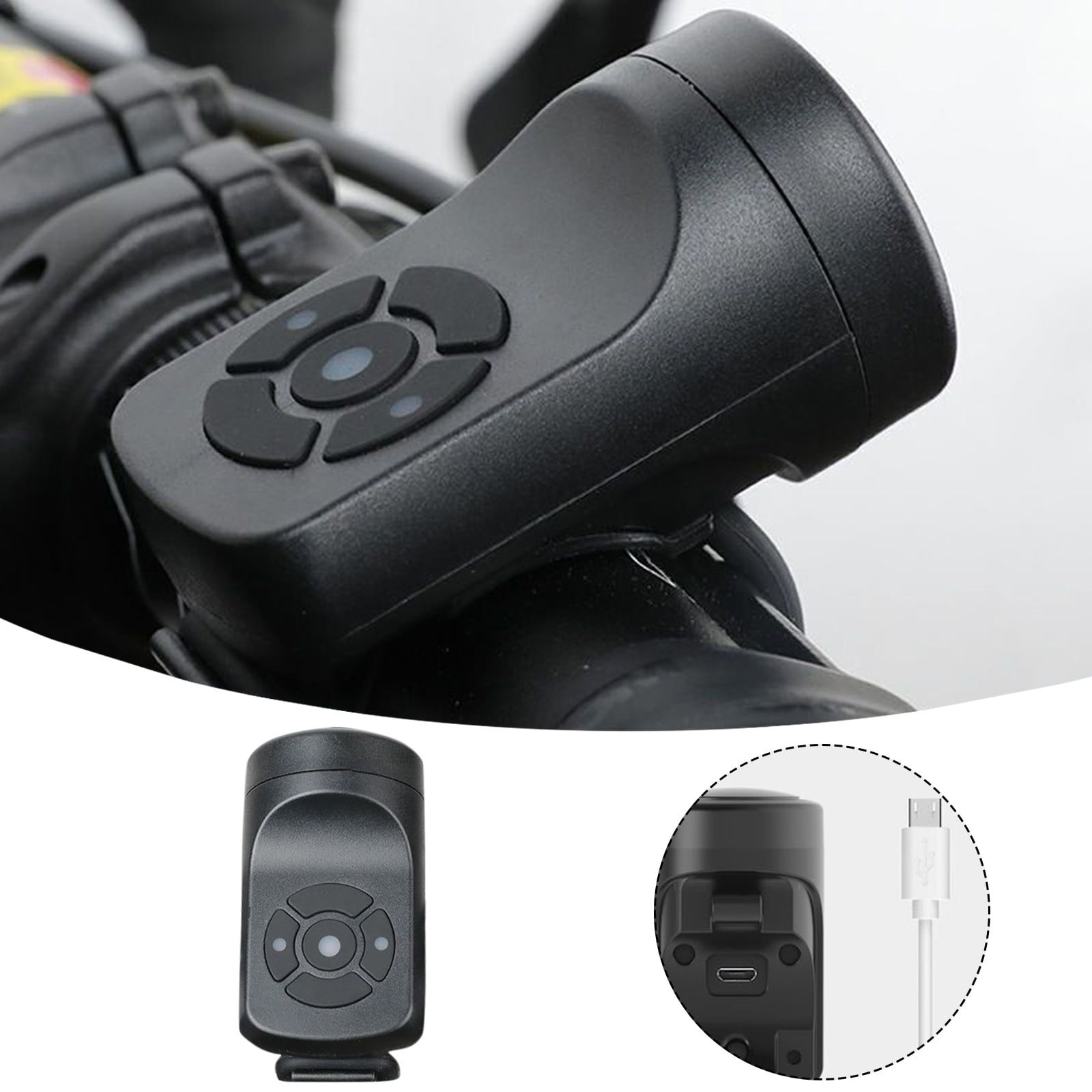 UIX Electric Bike Horn Electronic Bell 120DB Bike Horn for Adults 4
