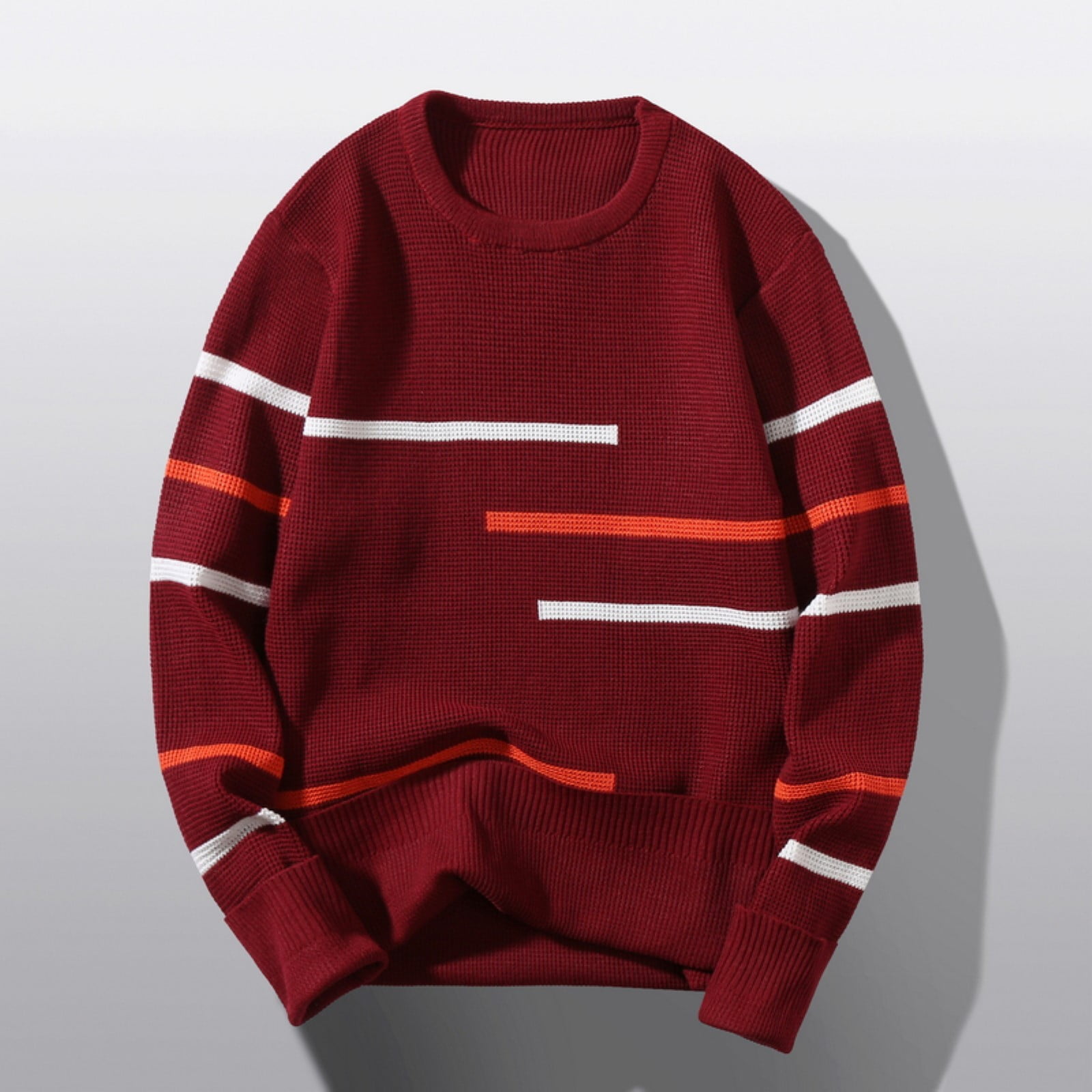 UIX Male Autumn and Winter Wool Sweater Round Neck Pullover Bottoming ...