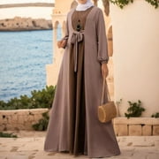 UIX Women's Long Sleeve Dress Vintage Pullover Abaya Prayer Clothes