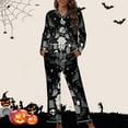 UIX Womens Halloween Pajamas Long Pants Sleepwear Sets Soft Comfy Night