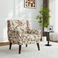 thumbnail image 1 of UIXE Floral Accent Chair Modern Living Room Arm Chair Tufted Armrest Reading Seat, Pattern Floral, 1 of 7
