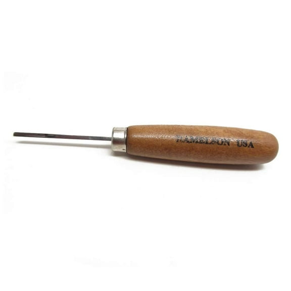 UJ Ramelson 3/32" (2mm) Veiner U Tool for Woodcarving and Gunsmith Straight Handle Made in USA