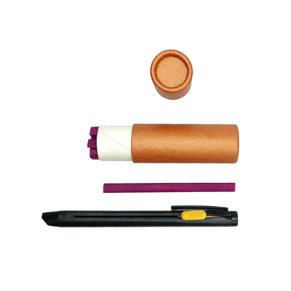 UJMNHYGT Heat Erasable Fabric Marker for Sewing, Marking Tracing Tools Washable Heat Erasable Pen with 20 Refills, Sewing Chalk DIY Marker for Quilting Embroidery Cotton Knitted Fabrics
