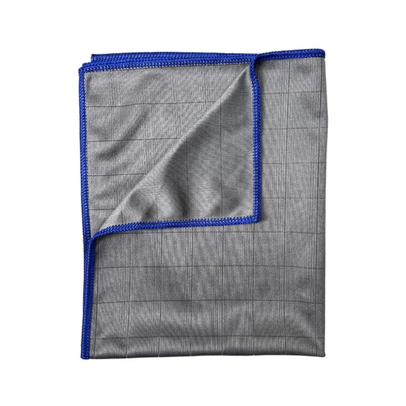 UJMNHYGT Microfiber Glass Cleaning Cloth, 19.39x15.75 Inch Lint Free Quickly Clean Window Glasses Windshields Mirrors Stainless Steel, Reusable Carbon Fiber Absorbent Remove Water Stains Surface