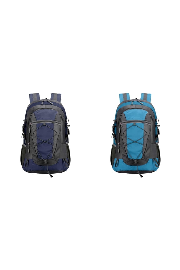 Multi Pocket Backpack for Travel College Heavy Duty Big Backpack, Laptop Compartment Sturdy Bookbag Business Hiking Fit Laptop Up to Multi Compartment Gifts Men Women