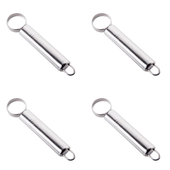 UJMNHYGT Peach Pitter Tool, Stainless Steel Fruit Core Remover Tool with Multipurpose Corer Pitter, Kitchen Manual Pitting Gadget for Peach Pear Apple Cutter