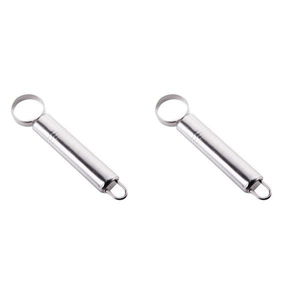 UJMNHYGT Peach Pitter Tool, Stainless Steel Fruit Core Remover Tool with Multipurpose Corer Pitter, Kitchen Manual Pitting Gadget for Peach Pear Apple Cutter