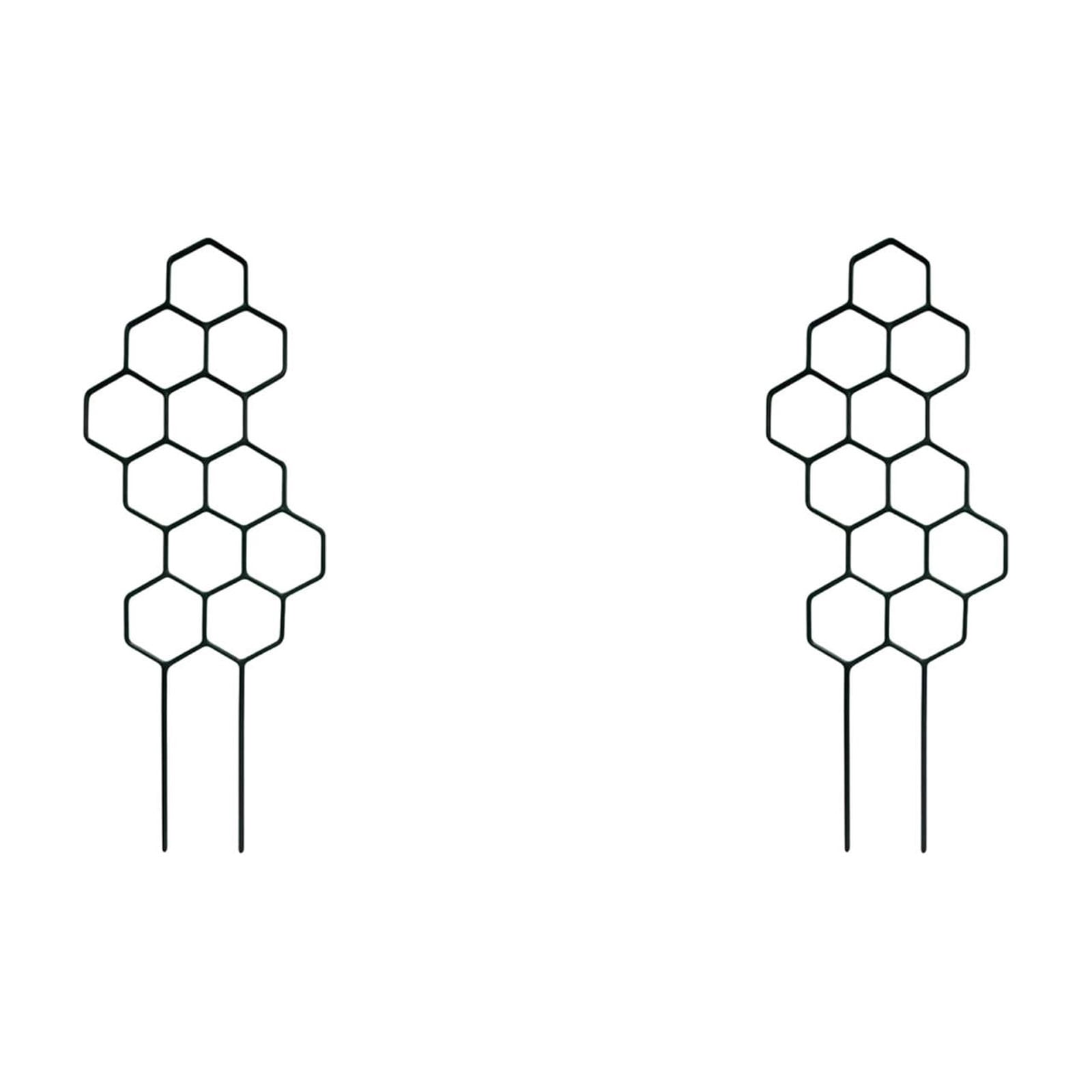 UJMNHYGT Stackable Metal Trellis for Climbing Outdoor Indoor, Sturdy Garden Trellis for Potted Vine Support Stakes Rustproof Design Decorative Support