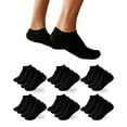 thumbnail image 1 of UJNDER 12-Pack Women's Ankle Socks Low Cut Breathable Wicking Casual Socks Black, 1 of 2