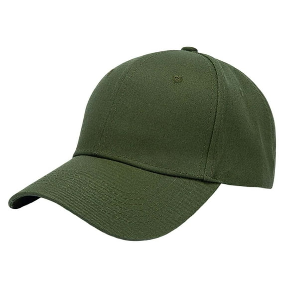 UJNDER Adjustable Washed Denim Baseball Visor for Casual Everyday Wear Unisex Splice Trucker Hat for All Seasons Army Green
