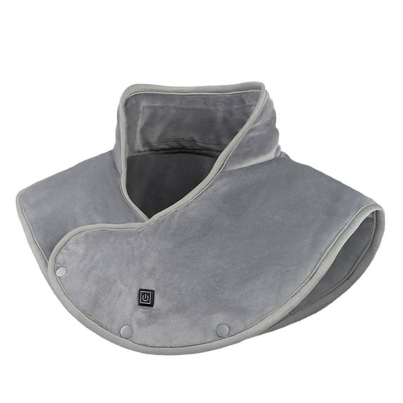 UJNDER Adult Neck and Shoulder Heating Shawl for Comfort Versatile Heated Wrap for Home Use Ideal Grey