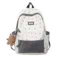 thumbnail image 1 of UJNDER Backpack for School Designer Style Large Capacity Winter Backpack, Version with for College Students Bookbag for Girls Ages 10-18 Grey,One Size, 1 of 5